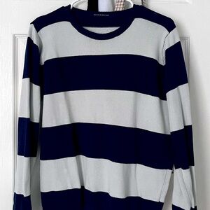 Navy and white Brandy Melville sweater #stripes